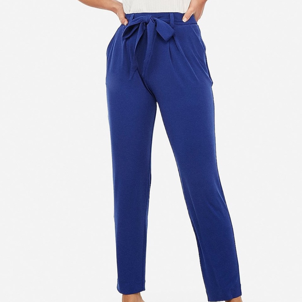 Mid Rise Jersey Dress Pant